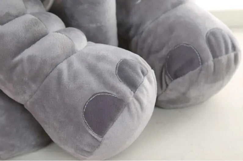 Plush Elephant Toy and Pillow Companion