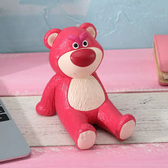 Creative Cute Bear Phone Stand – Cartoon Desktop Holder, 20 cm, Lightweight 150 g (3 Colors)
