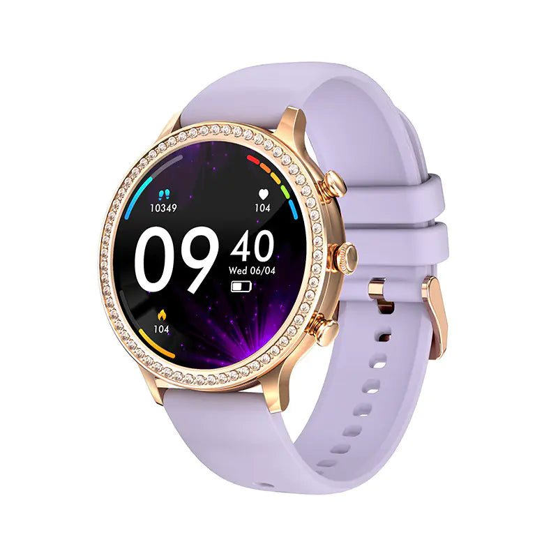 I70 Women’s Smartwatch – Music Control, Heart Rate & Step Tracking, 230mAh, Metal Case (Multiple Colors)