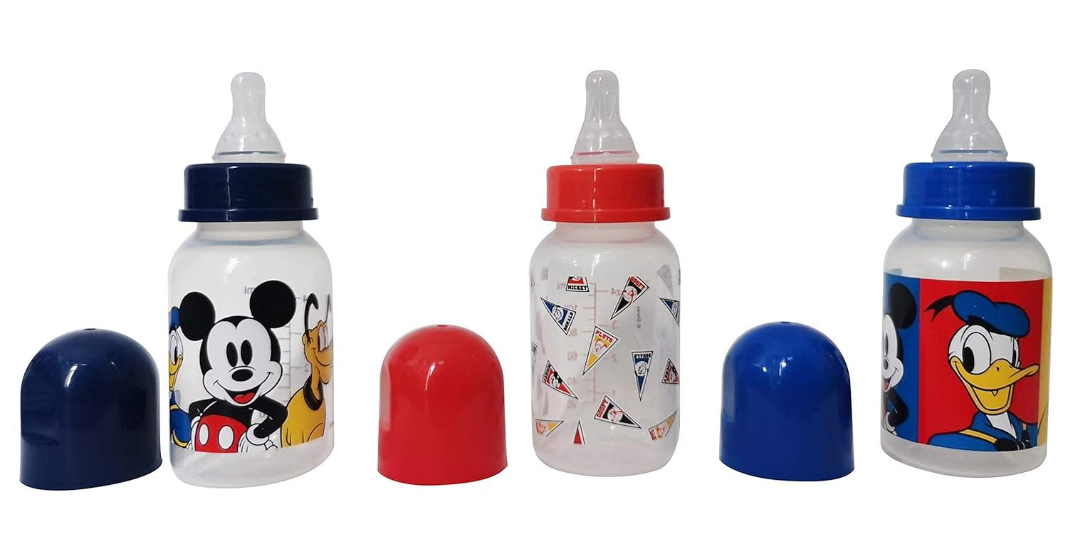 Mickey Mouse 5 oz Pack of Three Baby Bottles