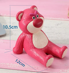 Creative Cute Bear Phone Stand – Cartoon Desktop Holder, 20 cm, Lightweight 150 g (3 Colors)