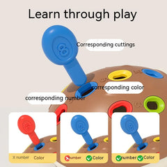 Little Hedgehog Early Learning Toy – Fine Motor & Hand-Eye Coordination, Insert Music Variants (Color Box)