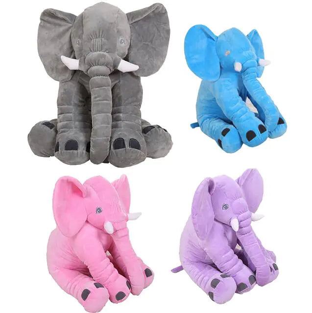 Plush Elephant Toy and Pillow Companion