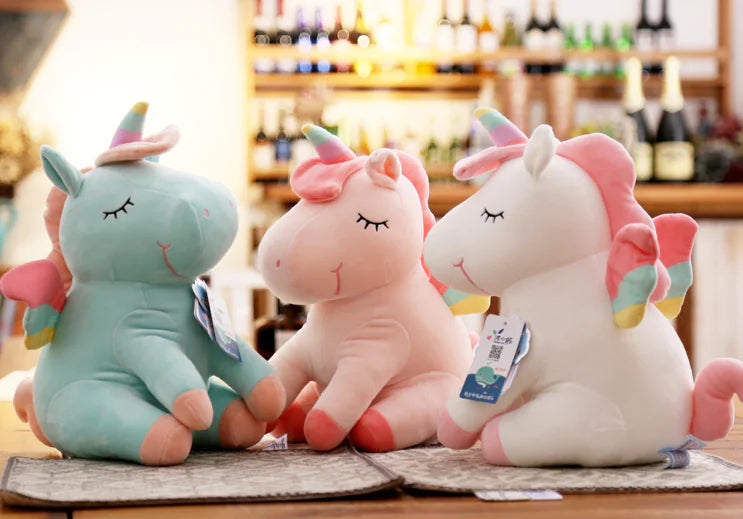 Unicorn Plush Toy and Pillow for Girls