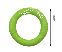 Interactive EVA Training Ring – Durable Pull Toy for Dogs, Exercise & Tug-of-War (Small/Large, Red/Green/Orange)