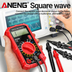 High-Precision Digital Multimeter – 600V AC/DC Voltage, Current & Resistance Tester with Clear Display