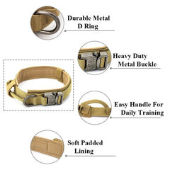Rugged Tactical Dog Collar
