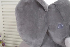 Plush Elephant Toy and Pillow Companion