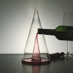 Elegant Pyramid Wine Decanter