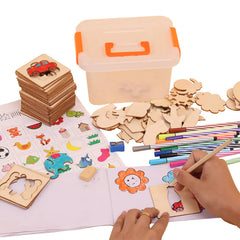 Kids’ Art Set with Templates