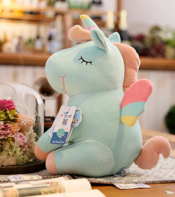 Unicorn Plush Toy and Pillow for Girls