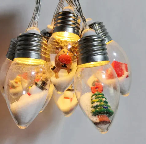 Christmas String Ornaments – Lightweight Hanging Holiday Decorations for Tree, Mantel & Home