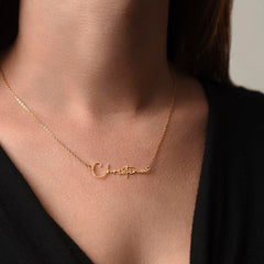 Signature Name Necklace - For My Sister