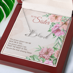 Signature Name Necklace - For My Sister