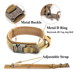Rugged Tactical Dog Collar