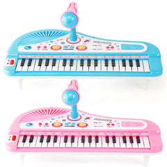 37-Key Electronic Piano Toy with Microphone for Kids