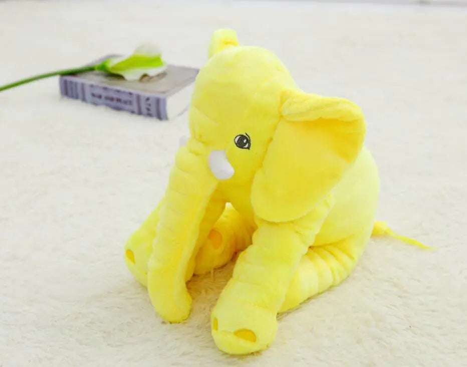 Plush Elephant Toy and Pillow Companion