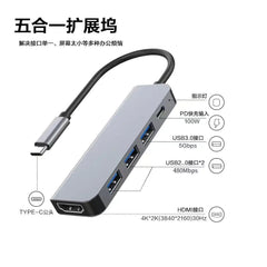 4-in-1 USB 3.0 Type-C Hub for Laptops