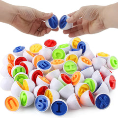 26 Alphabet Letter Twist Eggs for Kids' Color Learning