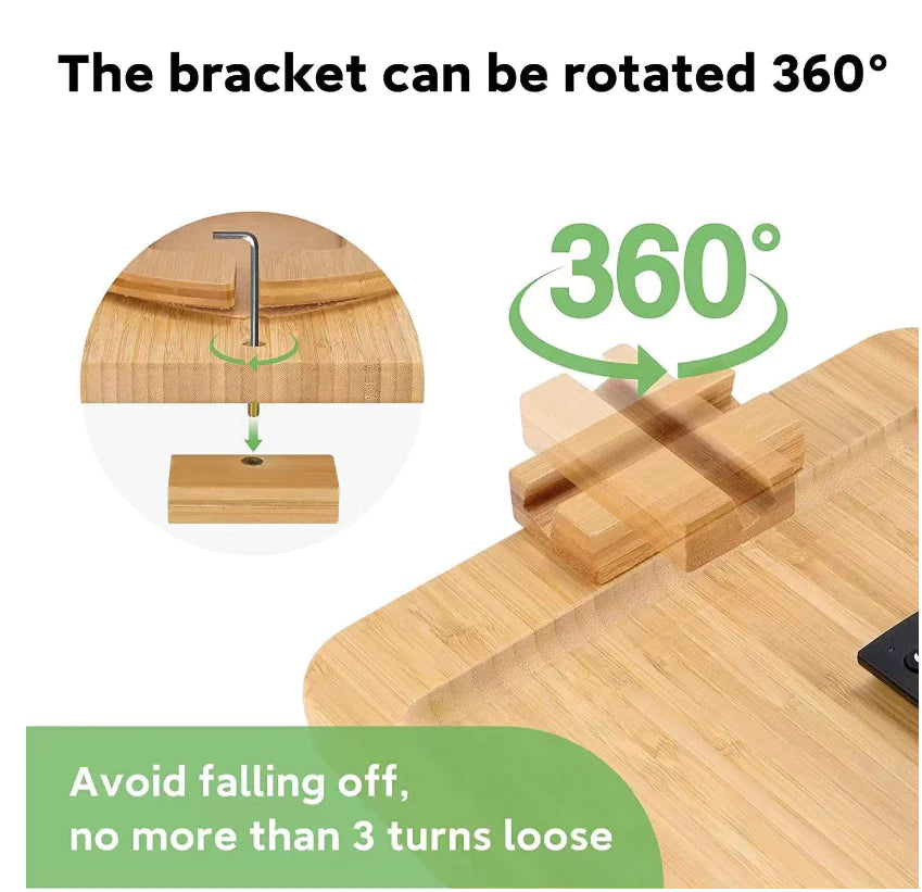 Wooden Lazy Sofa Tray