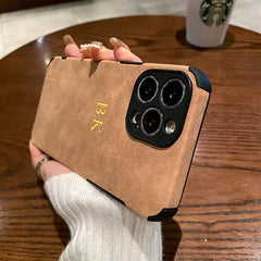 Soft Silicone Phone Case – All-Inclusive Back Cover (Imitation Leather + TPU) for iPhone, Ultra-Light 0.07 kg