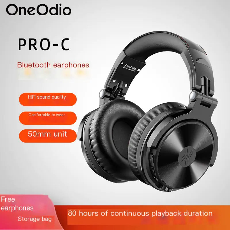 OneOdio Wireless Bluetooth Headphones with Detachable Cable
