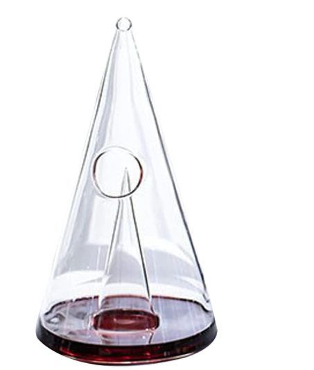 Elegant Pyramid Wine Decanter