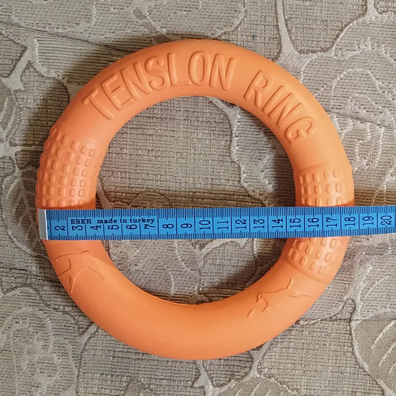 Interactive EVA Training Ring – Durable Pull Toy for Dogs, Exercise & Tug-of-War (Small/Large, Red/Green/Orange)