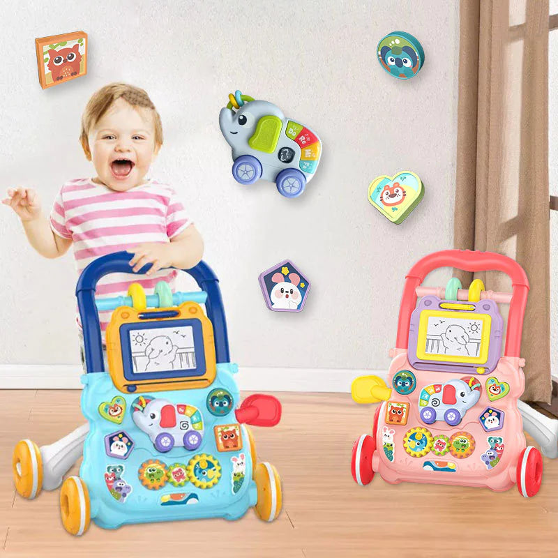 2-in-1 Baby Activity Walker