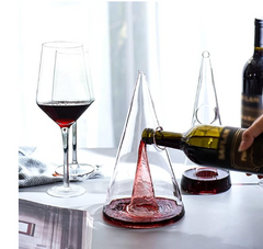 Elegant Pyramid Wine Decanter