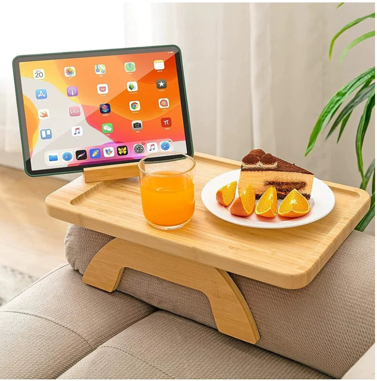 Wooden Lazy Sofa Tray