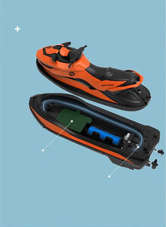 Remote Control Speed Boat Model 2.4G for Kids