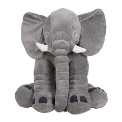 Plush Elephant Toy and Pillow Companion