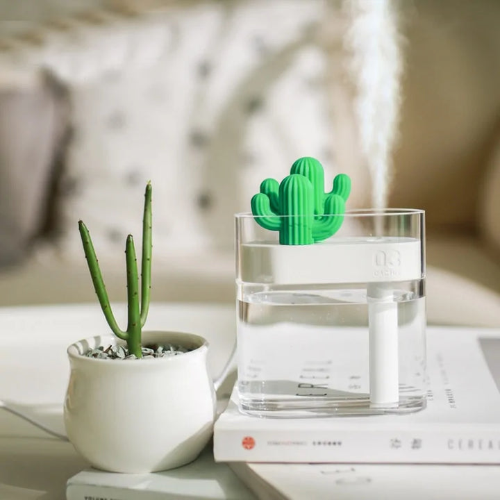 Ultrasonic Air Humidifier Clear Cactus (160 mL)