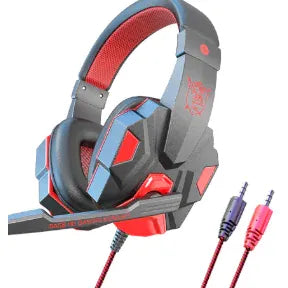 LED Light Wired Gamer Headset