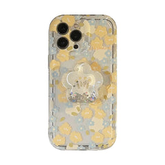 Floral Shell Case for iPhone 13/14/15 Pro Max