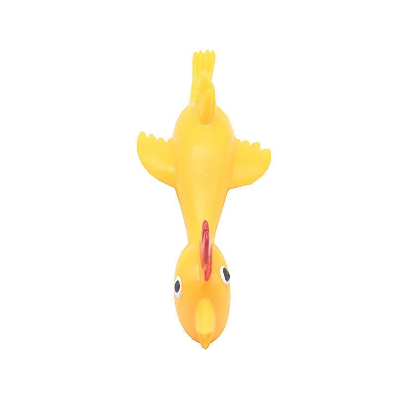 10 - Pack Wall Stick Slingshot Catapult Chicken Toys for Fun - Whimsical Shoppe