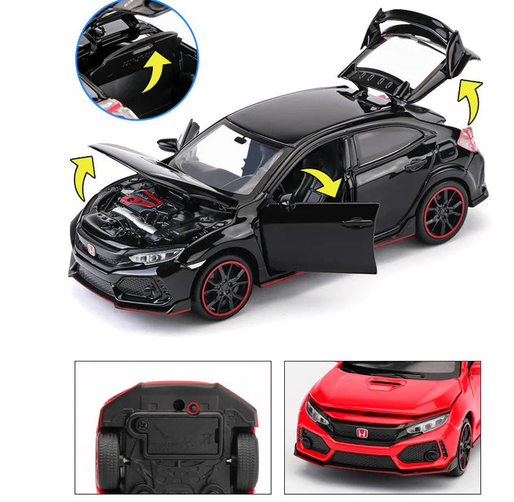 1:32 Alloy Sports Car Model – Realistic Die - Cast Toy (15.2×6.5×4.7 cm), Ages 6+, AAA Powered - Whimsical Shoppe