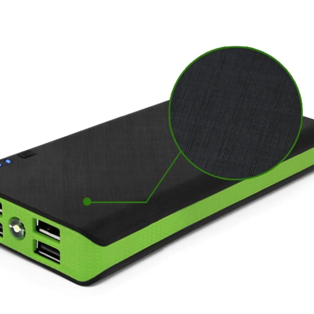 20000mAh High - Capacity Power Bank – 2.1A Fast Charging, Lightweight 275g, Compact (Red/Green/Blue/Orange) - Whimsical Shoppe