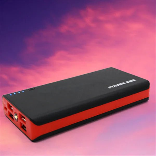 20000mAh High - Capacity Power Bank – 2.1A Fast Charging, Lightweight 275g, Compact (Red/Green/Blue/Orange) - Whimsical Shoppe
