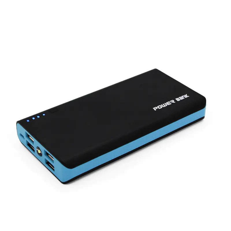 20000mAh High - Capacity Power Bank – 2.1A Fast Charging, Lightweight 275g, Compact (Red/Green/Blue/Orange) - Whimsical Shoppe