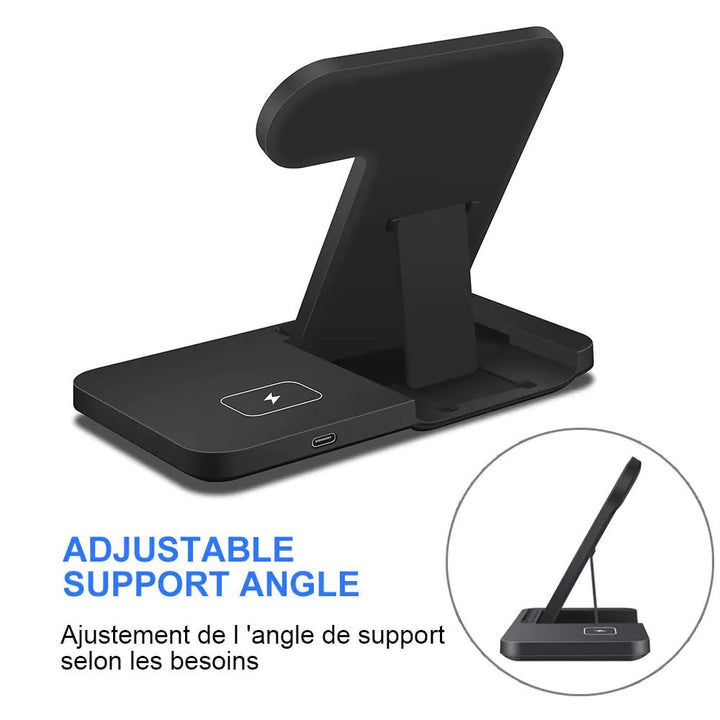 3 - in - 1 Wireless Fast Charger Dock Station - Whimsical Shoppe