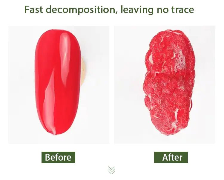 3–5 Minute Nail Polish Remover Gel – Fast Gel Polish Soak - Off, Gentle on Natural Nails - Whimsical Shoppe