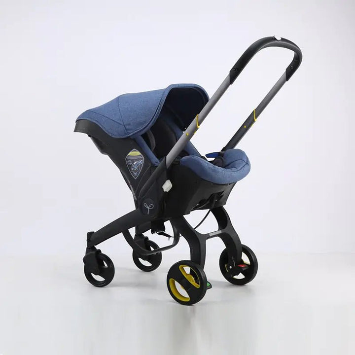 4 - in - 1 Baby Travel System: Cradle, Stroller, Car Seat (0 - 24 Months) - Whimsical Shoppe
