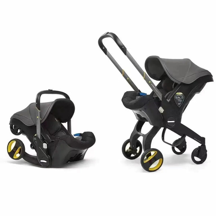 4 - in - 1 Baby Travel System: Cradle, Stroller, Car Seat (0 - 24 Months) - Whimsical Shoppe
