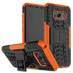 Samsung S8 Plus Case with Stand – Full Protection, Tire-Tread Grip, Lightweight Rear Cover