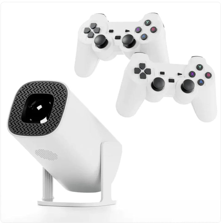 4K HD Gaming Projectr o - Ultra - Clear Wireless Display & 2 Controllers - Whimsical Shoppe