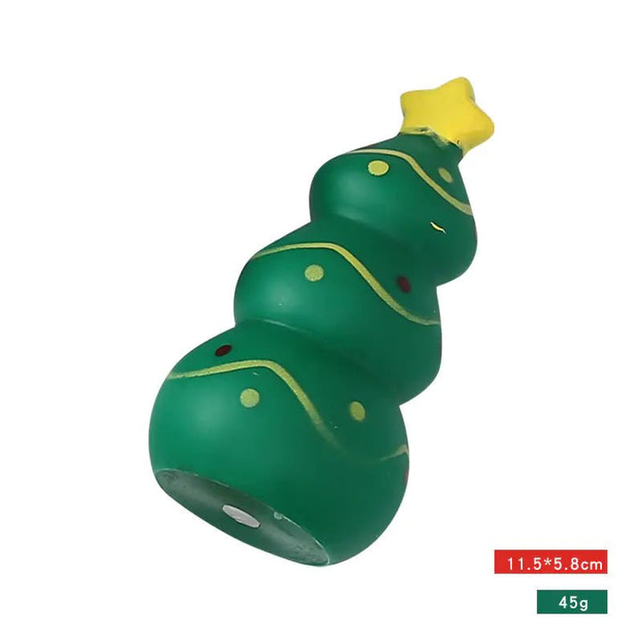 6 - Pack Christmas Squeaky Dog Toys - Durable Holiday Chews - Whimsical Shoppe