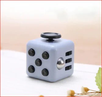 6 - Sided Decompression Fidget Cube – Stress Relief Desk Toy for Focus, Anxiety & ADHD (Quiet, Portable) - Whimsical Shoppe