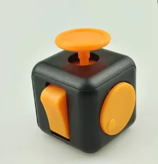 6 - Sided Decompression Fidget Cube – Stress Relief Desk Toy for Focus, Anxiety & ADHD (Quiet, Portable) - Whimsical Shoppe